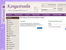 Tablet Screenshot of kangastuulia.fi
